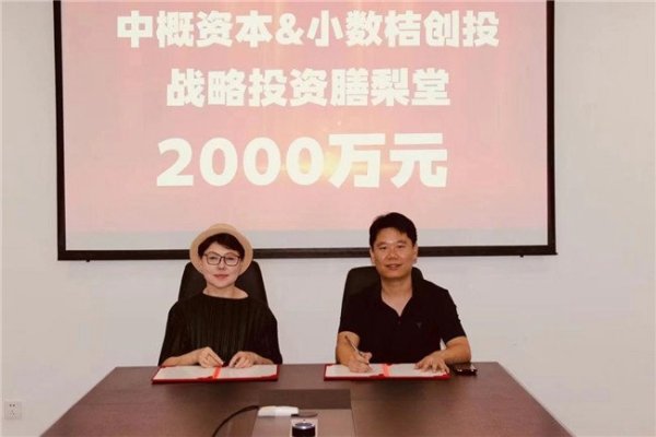 中式梨茶领军品牌“膳梨堂”获小数桔创投数千万元战略投资，加速全国布局